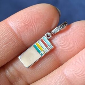 NWOT Disney Disneyland Ticket Book Dangle Charm Sterling Silver 925